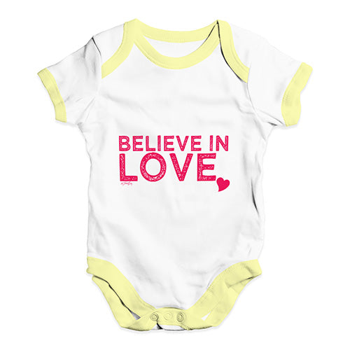 Believe In Love Baby Unisex Baby Grow Bodysuit