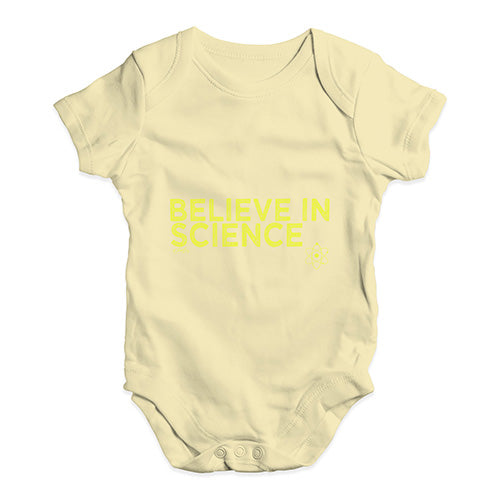 Believe In Science Baby Unisex Baby Grow Bodysuit