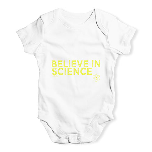 Believe In Science Baby Unisex Baby Grow Bodysuit