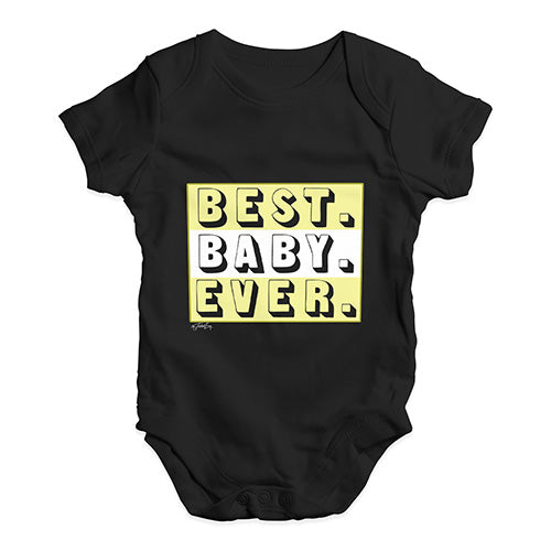 Best Baby Ever Baby Unisex Baby Grow Bodysuit