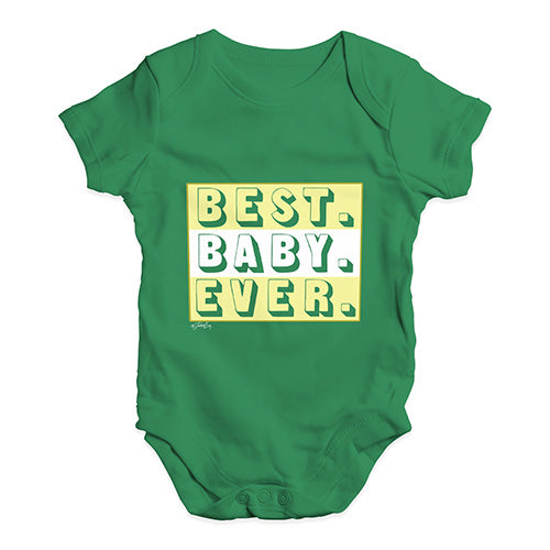 Best Baby Ever Baby Unisex Baby Grow Bodysuit