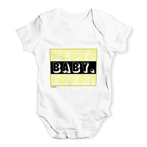 Best Baby Ever Baby Unisex Baby Grow Bodysuit