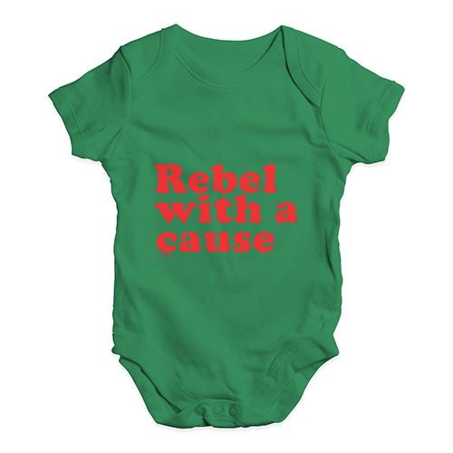 Rebel With A Cause Baby Unisex Baby Grow Bodysuit