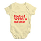 Rebel With A Cause Baby Unisex Baby Grow Bodysuit