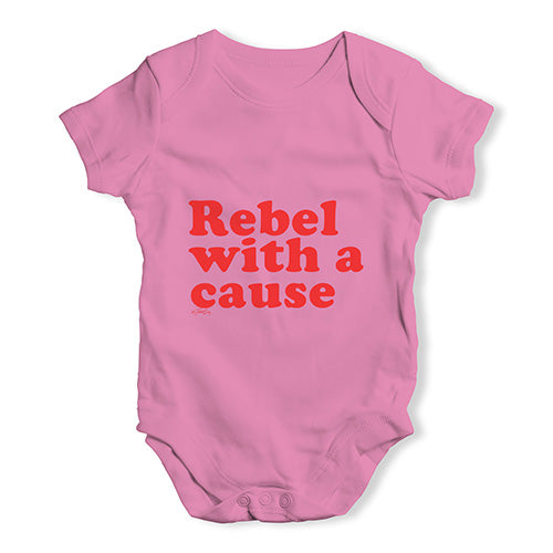 Rebel With A Cause Baby Unisex Baby Grow Bodysuit