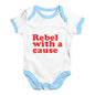 Rebel With A Cause Baby Unisex Baby Grow Bodysuit