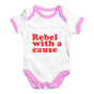 Rebel With A Cause Baby Unisex Baby Grow Bodysuit