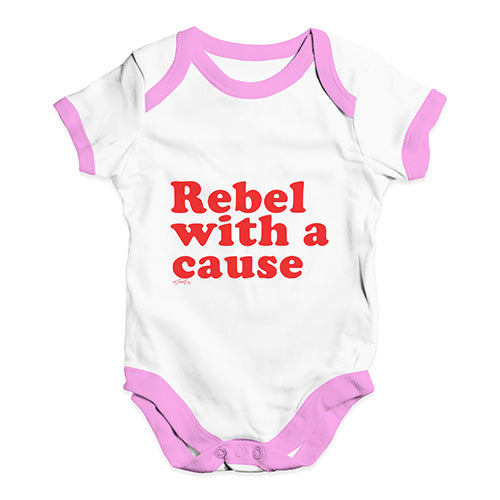 Rebel With A Cause Baby Unisex Baby Grow Bodysuit