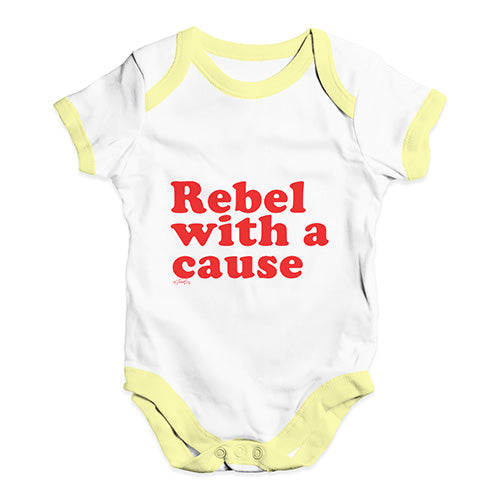 Rebel With A Cause Baby Unisex Baby Grow Bodysuit