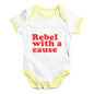 Rebel With A Cause Baby Unisex Baby Grow Bodysuit