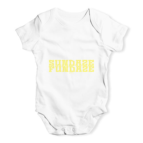 Sundaze Fundaze Baby Unisex Baby Grow Bodysuit