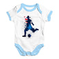 football Soccer Silhouette Australia Baby Unisex Baby Grow Bodysuit