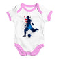 football Soccer Silhouette Australia Baby Unisex Baby Grow Bodysuit