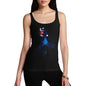 Novelty Tank Top Women Football Soccer Silhouette Australia Women's Tank Top X-Large Black