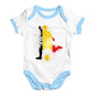 football Soccer Silhouette Belgium Baby Unisex Baby Grow Bodysuit