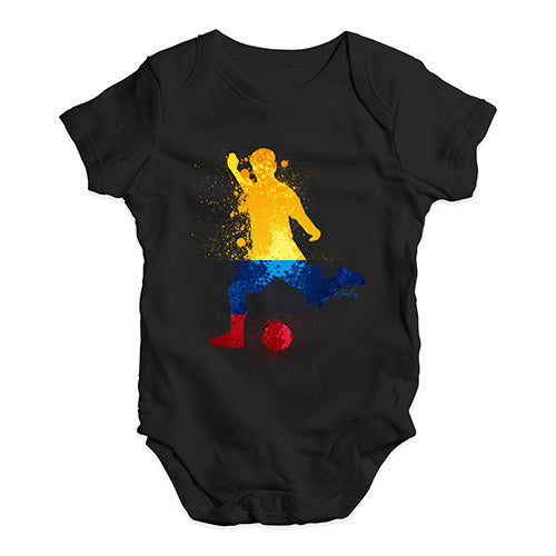 football Soccer Silhouette Colombia Baby Unisex Baby Grow Bodysuit