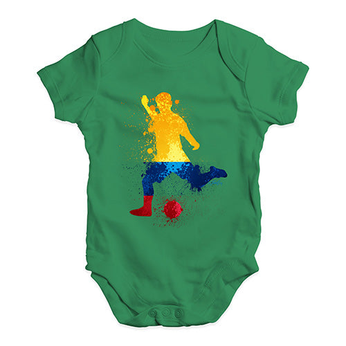 football Soccer Silhouette Colombia Baby Unisex Baby Grow Bodysuit