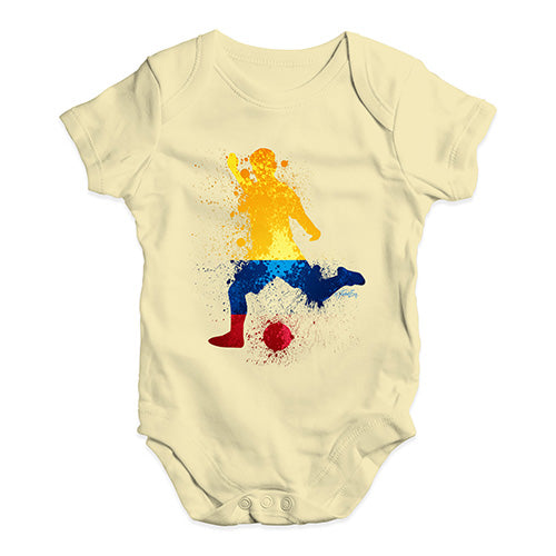 football Soccer Silhouette Colombia Baby Unisex Baby Grow Bodysuit