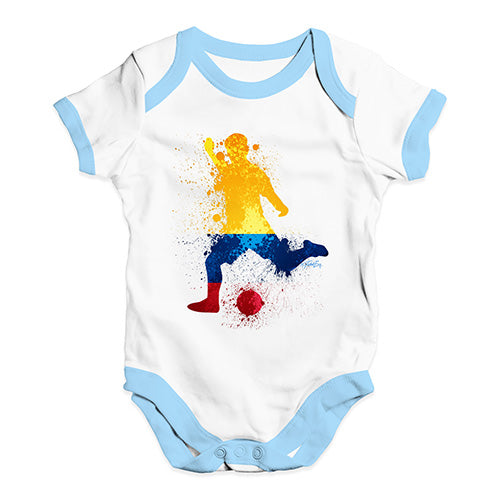 football Soccer Silhouette Colombia Baby Unisex Baby Grow Bodysuit