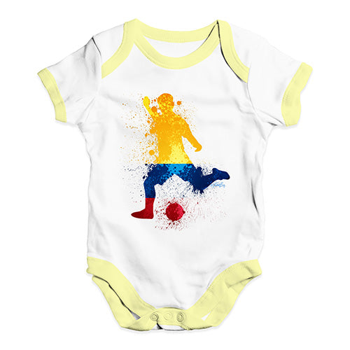 football Soccer Silhouette Colombia Baby Unisex Baby Grow Bodysuit