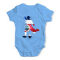 football Soccer Silhouette Costa Rica Baby Unisex Baby Grow Bodysuit