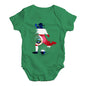 football Soccer Silhouette Costa Rica Baby Unisex Baby Grow Bodysuit