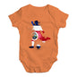 football Soccer Silhouette Costa Rica Baby Unisex Baby Grow Bodysuit