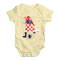 football Soccer Silhouette Croatia Baby Unisex Baby Grow Bodysuit