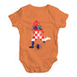 football Soccer Silhouette Croatia Baby Unisex Baby Grow Bodysuit