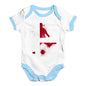 football Soccer Silhouette Denmark Baby Unisex Baby Grow Bodysuit