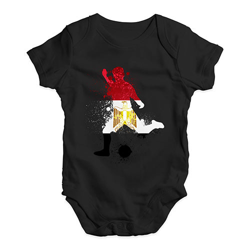 football Soccer Silhouette Egypt Baby Unisex Baby Grow Bodysuit