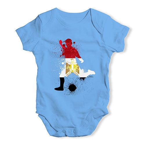 football Soccer Silhouette Egypt Baby Unisex Baby Grow Bodysuit