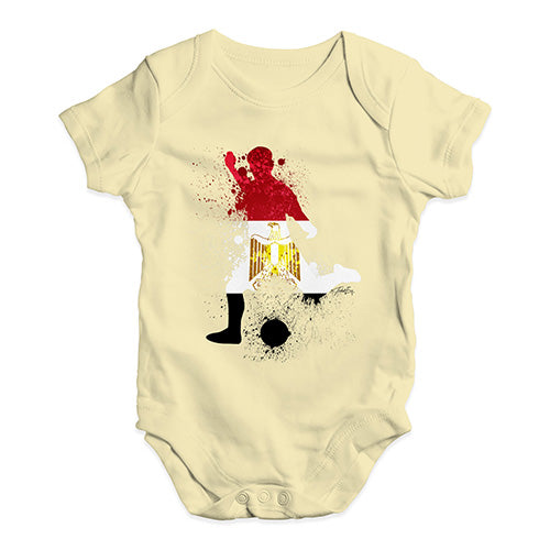 football Soccer Silhouette Egypt Baby Unisex Baby Grow Bodysuit