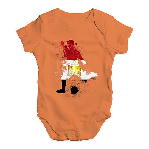 football Soccer Silhouette Egypt Baby Unisex Baby Grow Bodysuit