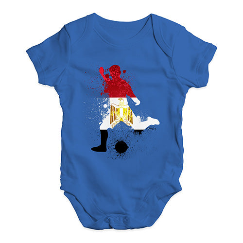 football Soccer Silhouette Egypt Baby Unisex Baby Grow Bodysuit