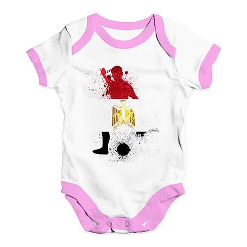 football Soccer Silhouette Egypt Baby Unisex Baby Grow Bodysuit