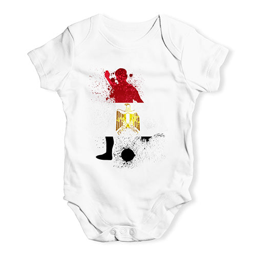 football Soccer Silhouette Egypt Baby Unisex Baby Grow Bodysuit