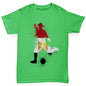 Boys novelty t shirts Football Soccer Silhouette Egypt Boy's T-Shirt Age 9-11 Green