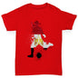 Boys novelty tees Football Soccer Silhouette Egypt Boy's T-Shirt Age 9-11 Red