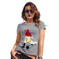 Funny Tshirts For Women Football Soccer Silhouette Egypt Women's T-Shirt X-Large Light Grey