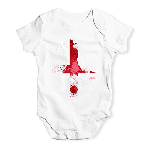 football Soccer Silhouette England Baby Unisex Baby Grow Bodysuit