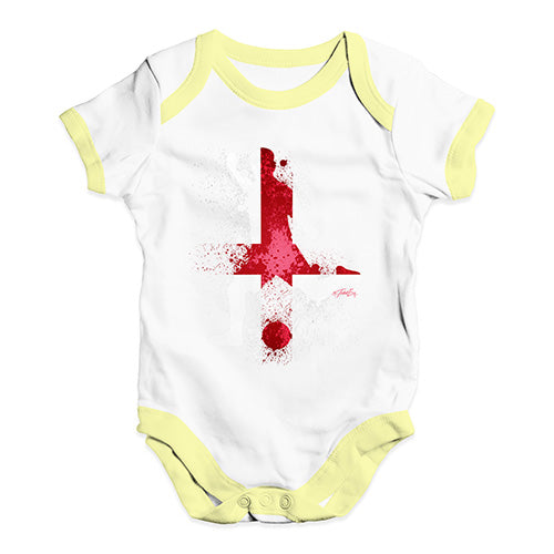 football Soccer Silhouette England Baby Unisex Baby Grow Bodysuit