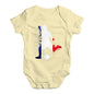 football Soccer Silhouette France Baby Unisex Baby Grow Bodysuit