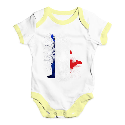 football Soccer Silhouette France Baby Unisex Baby Grow Bodysuit