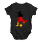 football Soccer Silhouette Germany Baby Unisex Baby Grow Bodysuit