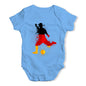 football Soccer Silhouette Germany Baby Unisex Baby Grow Bodysuit