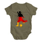 football Soccer Silhouette Germany Baby Unisex Baby Grow Bodysuit