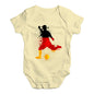 football Soccer Silhouette Germany Baby Unisex Baby Grow Bodysuit