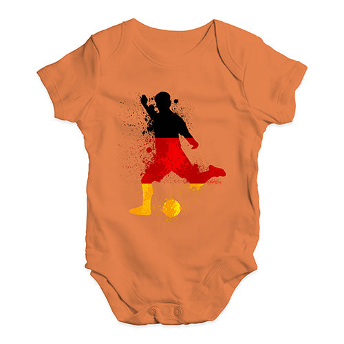 football Soccer Silhouette Germany Baby Unisex Baby Grow Bodysuit