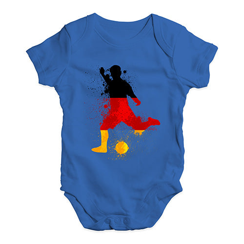 football Soccer Silhouette Germany Baby Unisex Baby Grow Bodysuit